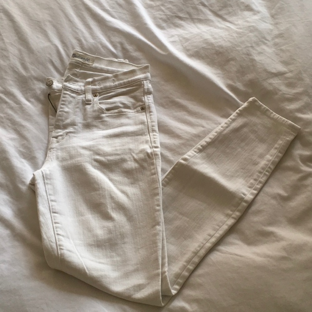 Madewell white jeans